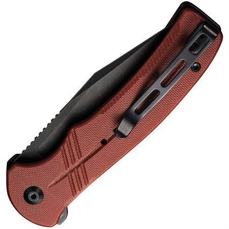 Civivi 20038E2 Cogent Button Lock Burgundy 2 Civivi 20038E2 Cogent Button Lock Burgundy - Image 2