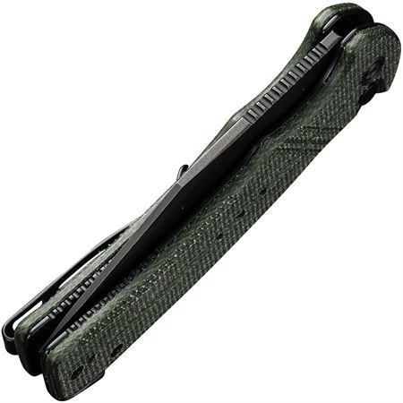 Civivi 20038E4 Cogent Button Lock Grn Micarta 3 Civivi 20038E4 Cogent Button Lock Grn Micarta - Image 3