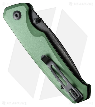 CIVIVI Altus Nitro-V Button Lock Knife Green Aluminum (2.97" Black Stonewash) 2 CIVIVI Altus Nitro-V Button Lock Knife Green Aluminum (2.97" Black Stonewash) - Image 2