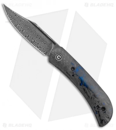 CIVIVI Appalachian Drifter 2 Liner Lock Knife Blue Carbon Fiber (3" Damascus) 1 CIVIVI Appalachian Drifter 2 Liner Lock Knife Blue Carbon Fiber (3" Damascus)