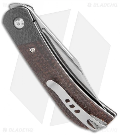 CIVIVI Appalachian Drifter 2 Liner Lock Knife Burlap Micarta/CF (3" Satin) 3 CIVIVI Appalachian Drifter 2 Liner Lock Knife Burlap Micarta/CF (3" Satin) - Image 3