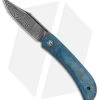 CIVIVI Appalachian Drifter Knife Blue G-10 W/ Rose CF (2.9" Damascus) C2015DS-2