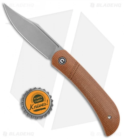 CIVIVI Appalachian Drifter Slip Joint Knife Brown Micarta (2.9"SW) C2015A 4 CIVIVI Appalachian Drifter Slip Joint Knife Brown Micarta (2.9"SW) C2015A - Image 4