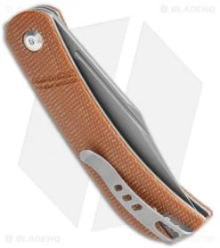 CIVIVI Appalachian Drifter Slip Joint Knife Brown Micarta (2.9"SW) C2015A 6 CIVIVI Appalachian Drifter Slip Joint Knife Brown Micarta (2.9"SW) C2015A -CIVIVI Shop CIVIVI Appalachian Drifter SJ Brown Micarta Gray C2015A BHQ 116935 jr side
