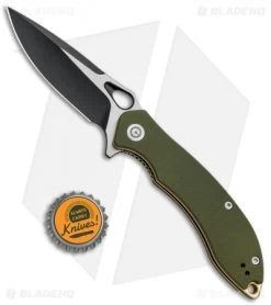 CIVIVI Aquila Flipper Liner Lock Knife OD Green G-10 (3.4" Black) C805A 7 CIVIVI Aquila Flipper Liner Lock Knife OD Green G-10 (3.4" Black) C805A -CIVIVI Shop CIVIVI Aquila Flipper LL OD Green G 10 Black BHQ 89928 jr bottlecap