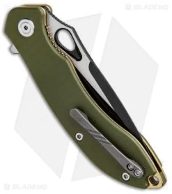 CIVIVI Aquila Flipper Liner Lock Knife OD Green G-10 (3.4" Black) C805A 6 CIVIVI Aquila Flipper Liner Lock Knife OD Green G-10 (3.4" Black) C805A -CIVIVI Shop CIVIVI Aquila Flipper LL OD Green G 10 Black BHQ 89928 jr side