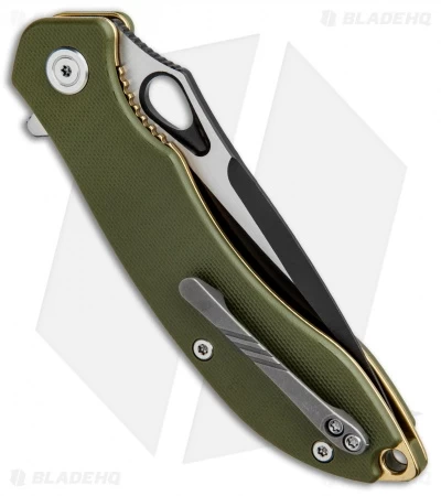 CIVIVI Aquila Flipper Liner Lock Knife OD Green G-10 (3.4" Black) C805A 3 CIVIVI Aquila Flipper Liner Lock Knife OD Green G-10 (3.4" Black) C805A - Image 3