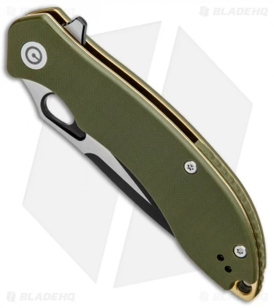 CIVIVI Aquila Flipper Liner Lock Knife OD Green G-10 (3.4" Black) C805A 2 CIVIVI Aquila Flipper Liner Lock Knife OD Green G-10 (3.4" Black) C805A - Image 2
