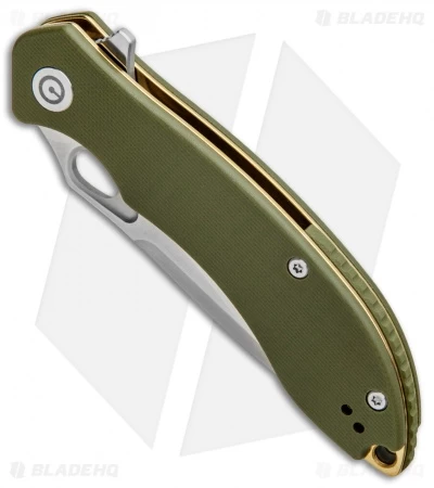 CIVIVI Aquila Flipper Liner Lock Knife OD Green G-10 (3.4" Satin) C805B 2 CIVIVI Aquila Flipper Liner Lock Knife OD Green G-10 (3.4" Satin) C805B - Image 2