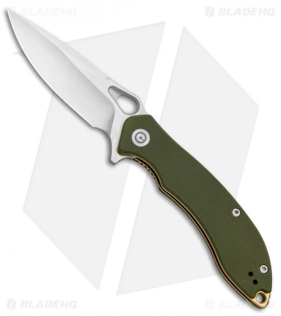 CIVIVI Aquila Flipper Liner Lock Knife OD Green G-10 (3.4" Satin) C805B 1 CIVIVI Aquila Flipper Liner Lock Knife OD Green G-10 (3.4" Satin) C805B