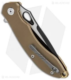 CIVIVI Aquila Flipper Liner Lock Knife Tan G-10 (3.4" Black) C805C 6 CIVIVI Aquila Flipper Liner Lock Knife Tan G-10 (3.4" Black) C805C -CIVIVI Shop CIVIVI Aquila Flipper LL Tan G 10 Black BHQ 89932 jr side