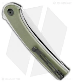 CIVIVI Asticus Liner Lock Knife OD Green G-10 (3.8" Satin) C2002A 6 CIVIVI Asticus Liner Lock Knife OD Green G-10 (3.8" Satin) C2002A -CIVIVI Shop CIVIVI Asticus LL OD Green G 10 Damascus C2002A BHQ 109007 jr side