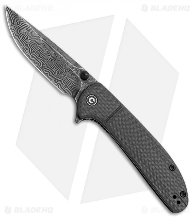 CIVIVI Badlands Vagabond Folding Knife Carbon Fiber (3.3" Damascus) C2019DS-1 1 CIVIVI Badlands Vagabond Folding Knife Carbon Fiber (3.3" Damascus) C2019DS-1