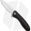 CIVIVI Baklash Flipper Liner Lock Knife Ebony Wood (3.5" Satin) C801E