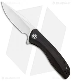 CIVIVI Baklash Flipper Liner Lock Knife Ebony Wood (3.5" Satin) C801E