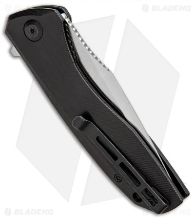 CIVIVI Baklash Flipper Liner Lock Knife Ebony Wood (3.5" Satin) C801E 3 CIVIVI Baklash Flipper Liner Lock Knife Ebony Wood (3.5" Satin) C801E - Image 3