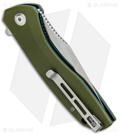 CIVIVI Baklash Flipper Liner Lock Knife OD Green G-10 (3.5" Satin) C801A 3 CIVIVI Baklash Flipper Liner Lock Knife OD Green G-10 (3.5" Satin) C801A - Image 3