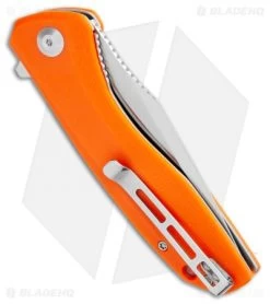 CIVIVI Baklash Flipper Liner Lock Knife Orange G-10 (3.5" Satin) C801G 7 CIVIVI Baklash Flipper Liner Lock Knife Orange G-10 (3.5" Satin) C801G -CIVIVI Shop CIVIVI Baklash Flipper LL Orange G 10 Satin C801G BHQ 103151 jr side