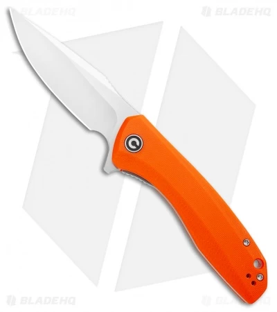 CIVIVI Baklash Flipper Liner Lock Knife Orange G-10 (3.5" Satin) C801G 1 CIVIVI Baklash Flipper Liner Lock Knife Orange G-10 (3.5" Satin) C801G