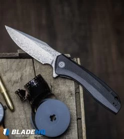 CIVIVI Baklash Flipper Liner Lock Knife Black G-10 (3.5" Damascus) C801DS 9 CIVIVI Baklash Flipper Liner Lock Knife Black G-10 (3.5" Damascus) C801DS -CIVIVI Shop CIVIVI Baklash Flipper Liner Lock Knife Black G 10 Damascus C801DS BHQ 98863 kp crate web