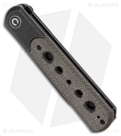 CIVIVI Banneret Frame Lock Knife Green Canvas Micarta/Steel (3.7" BW) C20040-1 2 CIVIVI Banneret Frame Lock Knife Green Canvas Micarta/Steel (3.7" BW) C20040-1 - Image 2