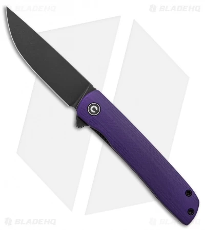 CIVIVI Brad Zinker Bo Liner Lock Knife Purple G-10 (2.9" Black SW) 1 CIVIVI Brad Zinker Bo Liner Lock Knife Purple G-10 (2.9" Black SW)