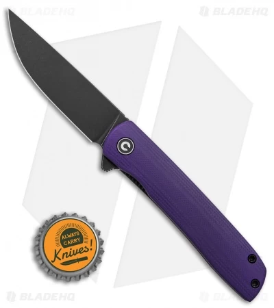 CIVIVI Brad Zinker Bo Liner Lock Knife Purple G-10 (2.9" Black SW) 4 CIVIVI Brad Zinker Bo Liner Lock Knife Purple G-10 (2.9" Black SW) - Image 4