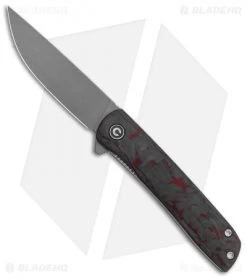 CIVIVI Brad Zinker Bo Liner Lock Knife Red Carbon Fiber (2.9" Stonewash) 12 CIVIVI Brad Zinker Bo Liner Lock Knife Red Carbon Fiber (2.9" Stonewash) -CIVIVI Shop CIVIVI Brad Zinker Bo LL Red CF SW BHQ 120915 jr