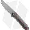 CIVIVI Brad Zinker Bo Liner Lock Knife Red Carbon Fiber (2.9" Stonewash)