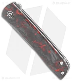 CIVIVI Brad Zinker Bo Liner Lock Knife Red Carbon Fiber (2.9" Stonewash) 9 CIVIVI Brad Zinker Bo Liner Lock Knife Red Carbon Fiber (2.9" Stonewash) -CIVIVI Shop CIVIVI Brad Zinker Bo LL Shred CF Red BHQ 120915 jr spine