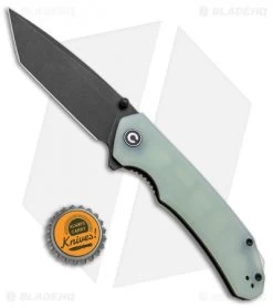 CIVIVI Brazen Tanto Liner Lock Knife Natural Jade G-10 (3.5" Black D2) C2023E -CIVIVI Shop CIVIVI Brazen Tanto LL Natural Jade G 10 Black C2023D BHQ 137751 jr bottlecap