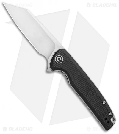 CIVIVI Brigand Liner Lock Knife Black G-10 (3.5" Satin D2) C909C 1 CIVIVI Brigand Liner Lock Knife Black G-10 (3.5" Satin D2) C909C