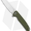 CIVIVI Brigand Liner Lock Knife OD Green G-10 (3.5" Satin D2) C909A
