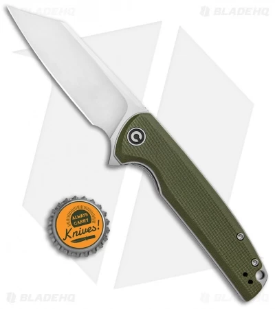 CIVIVI Brigand Liner Lock Knife OD Green G-10 (3.5" Satin D2) C909A 4 CIVIVI Brigand Liner Lock Knife OD Green G-10 (3.5" Satin D2) C909A - Image 4