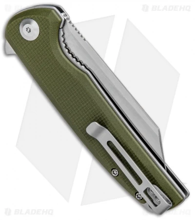 CIVIVI Brigand Liner Lock Knife OD Green G-10 (3.5" Satin D2) C909A 3 CIVIVI Brigand Liner Lock Knife OD Green G-10 (3.5" Satin D2) C909A - Image 3