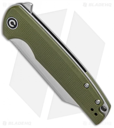 CIVIVI Brigand Liner Lock Knife OD Green G-10 (3.5" Satin D2) C909A 2 CIVIVI Brigand Liner Lock Knife OD Green G-10 (3.5" Satin D2) C909A - Image 2