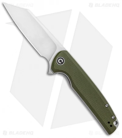 CIVIVI Brigand Liner Lock Knife OD Green G-10 (3.5" Satin D2) C909A 1 CIVIVI Brigand Liner Lock Knife OD Green G-10 (3.5" Satin D2) C909A