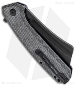 CIVIVI Bullmastiff Liner Lock Knife Dark Green Micarta (3.8" Black SW) C2006F -CIVIVI Shop CIVIVI Bullmastiff LL Dark Green Micarta Black SW BHQ 141476 jr side 2