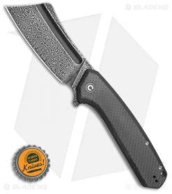 CIVIVI Bullmastiff Liner Lock Knife Twill Carbon Fiber (3.8" Black Damascus) -CIVIVI Shop CIVIVI Bullmastiff Liner Lock Knife Twill Carbon Fiber 3.8 Black Damascus C2006DS 1 BHQ 115992 LS Bottlecap 2