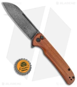 CIVIVI Chevalier Button Lock Flipper Knife Cuibourtia Wood (3.5" Dam) C20022-DS1 -CIVIVI Shop CIVIVI Chevalier Button Lock Flipper Cuibourtia Wood Damascus BHQ 142910 jr bottlecap