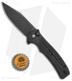 CIVIVI Cogent Button Lock Flipper Knife Black G-10 (3.5" Black) C20038D-1 -CIVIVI Shop CIVIVI Cogent Button Lock Fipper Black G 10 Black C20038D 1 BHQ 137734 jr bottlecap