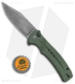 CIVIVI Cogent Button Lock Knife Green Micarta (3.5" Damascus) C20038D-DS1 7 CIVIVI Cogent Button Lock Knife Green Micarta (3.5" Damascus) C20038D-DS1 -CIVIVI Shop CIVIVI Cogent Button Lock Fipper Green Micarta Damascus C20038D DS1 BHQ 137737 jr bottlecap