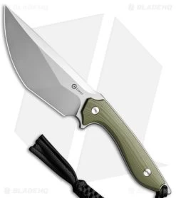 CIVIVI Concept 22 Fixed Blade Knife Green G-10 (4.8" Satin) C21047-2