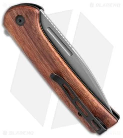 CIVIVI Conspirator Button Lock Knife Cuibourtia Wood (3.5" SW) C21006-3 -CIVIVI Shop CIVIVI Conspiriator Button Lock Cuibourtia Wood SW BHQ 141466 jr side