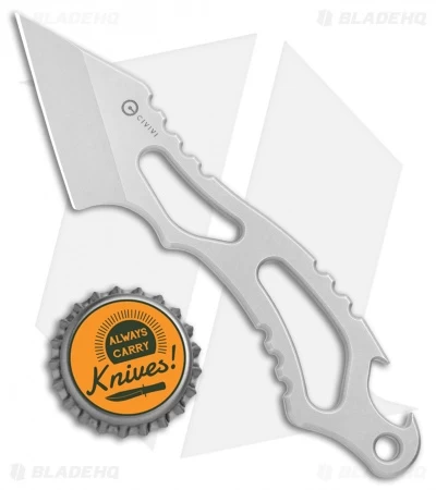 CIVIVI De Santis Kiri-EDC Fixed Blade Neck Knife (1.8" Stonewash) C2001A 4 CIVIVI De Santis Kiri-EDC Fixed Blade Neck Knife (1.8" Stonewash) C2001A - Image 4