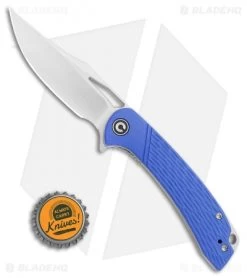 CIVIVI Dogma Liner Lock Knife Blue G-10 (3.5" Satin) -CIVIVI Shop CIVIVI Dogma Liner Lock Knife Blue G 10 3.5in Satin C2005C BHQ 112160 LS Bottlecap jr