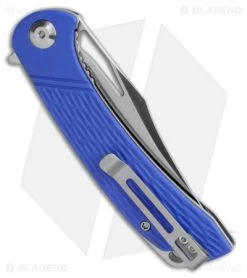 CIVIVI Dogma Liner Lock Knife Blue G-10 (3.5" Satin) -CIVIVI Shop CIVIVI Dogma Liner Lock Knife Blue G 10 3.5in Satin C2005C BHQ 112160 LS Side