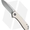 CIVIVI Elementum Knife Frag Patterned Ivory G-10 (3.4" Satin)