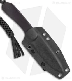 CIVIVI Elementum Fixed Blade Knife Flat Black Ebony (4" Damascus) C2105-DS1 6 CIVIVI Elementum Fixed Blade Knife Flat Black Ebony (4" Damascus) C2105-DS1 -CIVIVI Shop CIVIVI Elementum Fixed Blade Flat Black Ebony Damascus BHQ 144188 jr sheath 2