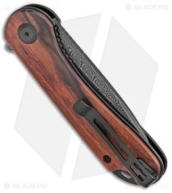 CIVIVI Elementum Liner Lock Knife Cuibourtia Wood (2.9" Damascus) C907DS-2 -CIVIVI Shop CIVIVI Elementum LL Cuibourtia Wood Damascus C907DS 2 BHQ 135791 jr side